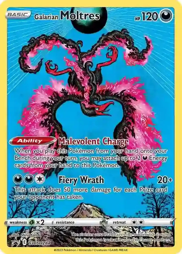 Galarian Moltres SWSH284 - Sword & Shield Promo