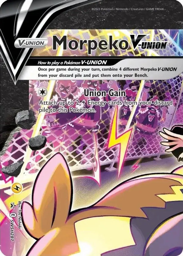 Morpeko V-Union SWSH287 - Sword & Shield Promo