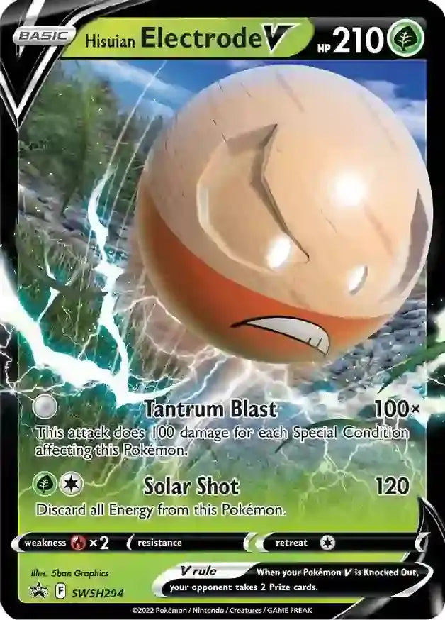 Hisuian Electrode V SWSH294 - Sword & Shield Promo