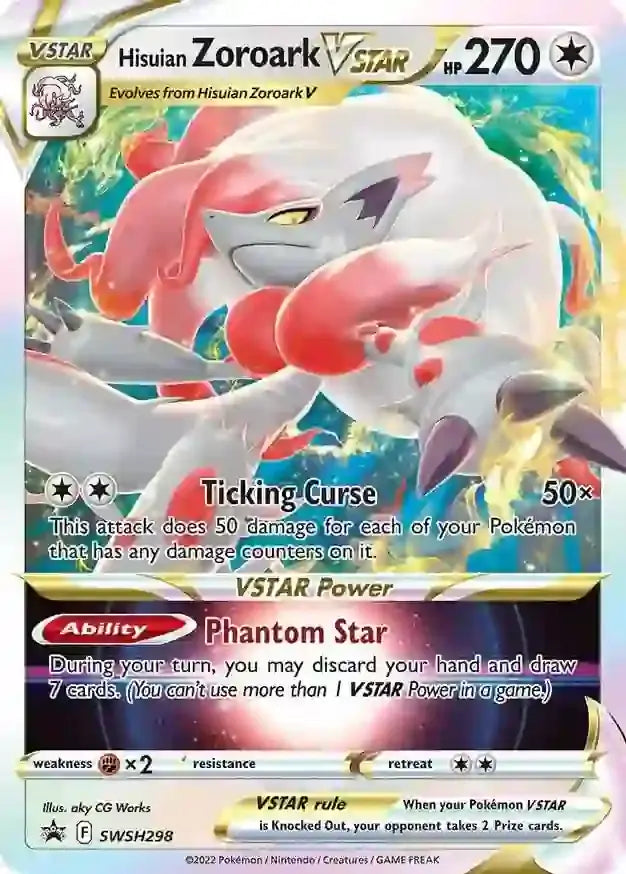 Hisuian Zoroark VSTAR SWSH298 - Sword & Shield Promo