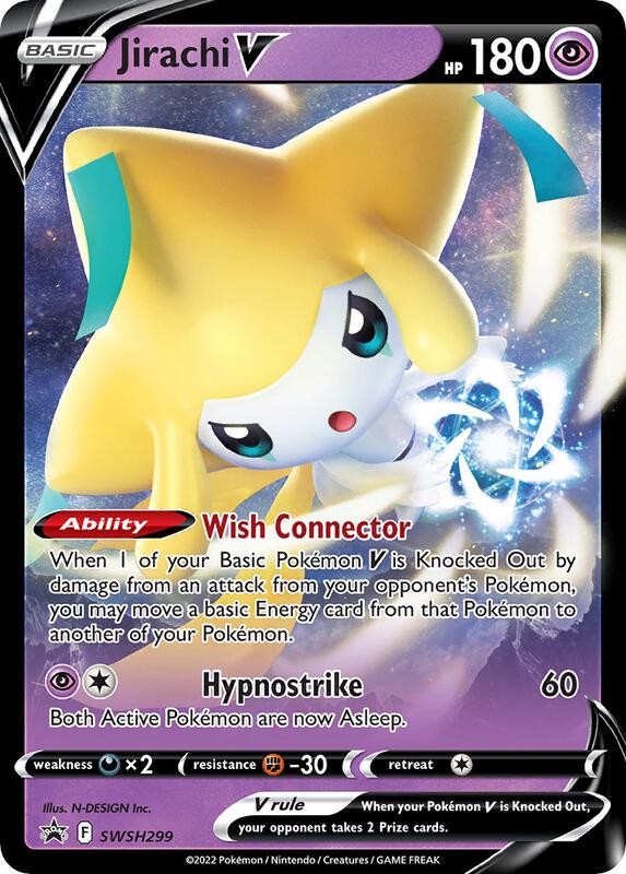 Jirachi V SWSH299 - Sword & Shield Promo