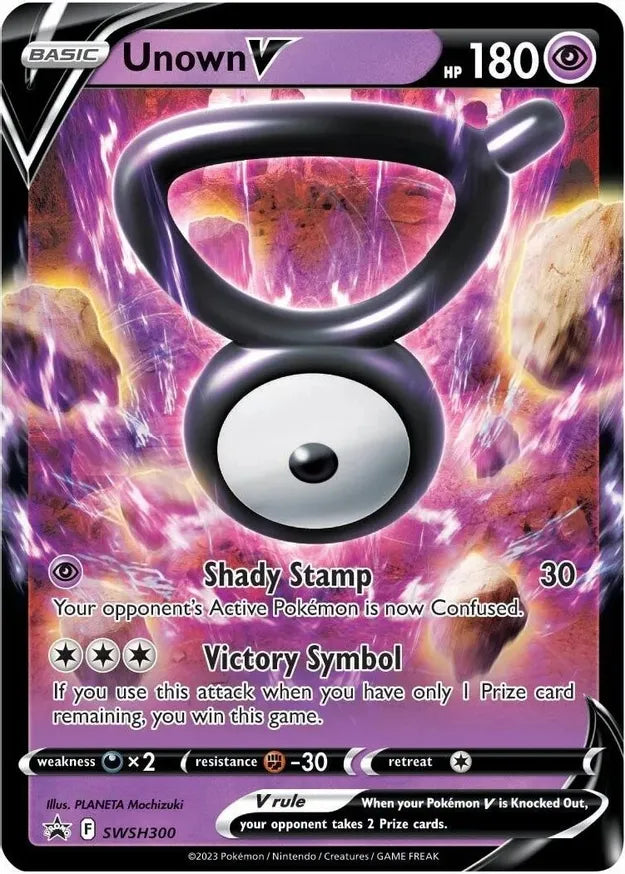 Unown V SWSH300 - Sword & Shield Promo