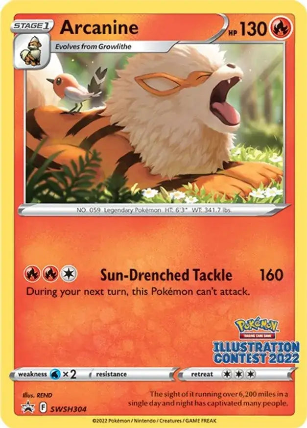 Arcanine SWSH304 - Sword & Shield Promo