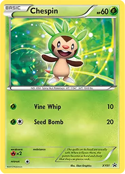 Chespin XY01 - XY Black Star Promos