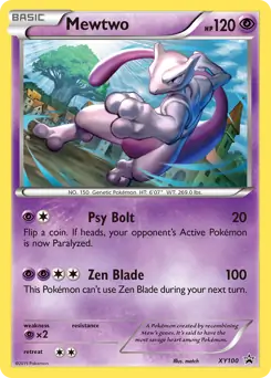 Mewtwo XY100 - XY Black Star Promos
