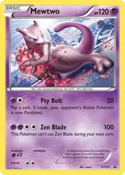 Mewtwo XY101 - XY Black Star Promos