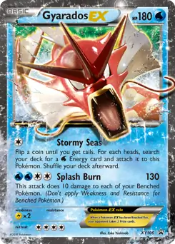 Gyarados EX XY106 - XY Black Star Promos