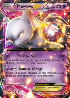 Mewtwo EX XY107 - XY Black Star Promos