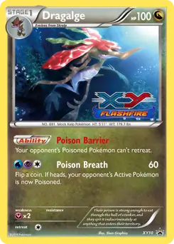Dragalge Prerelease XY10 - XY Black Star Promos