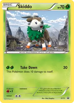 Skiddo XY11 - XY Black Star Promos