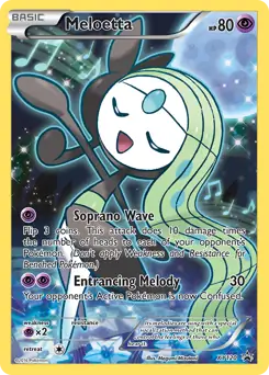 Meloetta XY120 - XY Black Star Promos