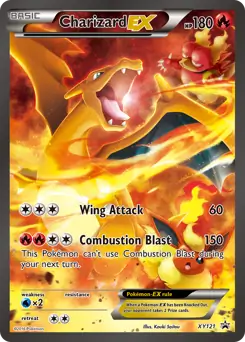 Charizard EX XY121 - XY Black Star Promos