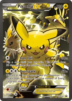 Pikachu EX XY124 - XY Black Star Promos