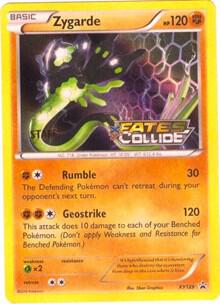 Zygarde Prerelease Staff XY129 - XY Black Star Promos