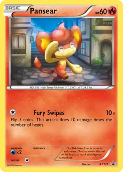 Pansear XY131 - XY Black Star Promos