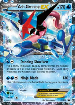 Ash-Greninja EX XY133 - XY Black Star Promos