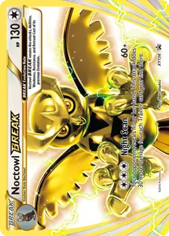 Noctowl BREAK XY136 - XY Black Star Promos