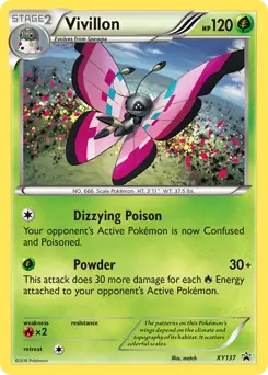 Vivillon XY137 - XY Black Star Promos