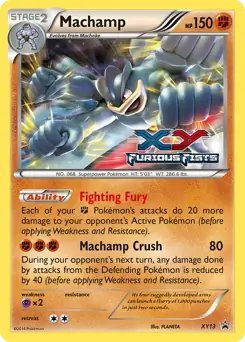 Machamp Prerelease XY13 - XY Black Star Promos