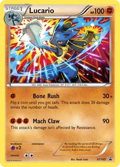 Lucario XY140 - XY Black Star Promos