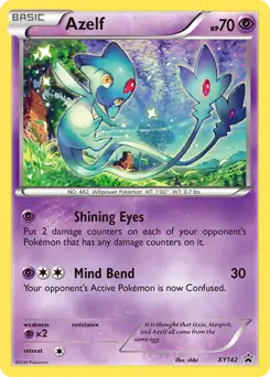 Azelf XY142 - XY Black Star Promos