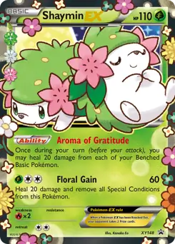 Shaymin EX XY148 - XY Black Star Promos
