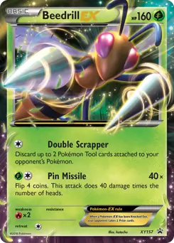 Beedrill EX XY157 - XY Black Star Promos