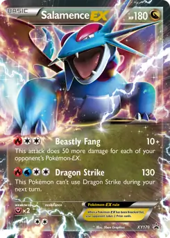Salamence EX XY170 - XY Black Star Promos