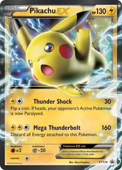 Pikachu EX XY174 - XY Black Star Promos