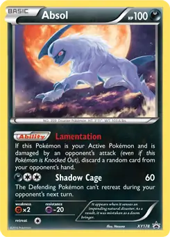 Absol XY178 - XY Black Star Promos