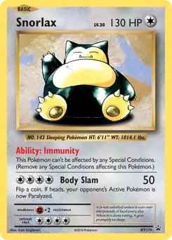 Snorlax XY179 - XY Black Star Promos