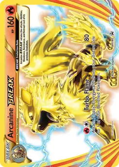 Arcanine BREAK XY180 - XY Black Star Promos
