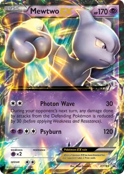 Mewtwo EX XY183 - XY Black Star Promos