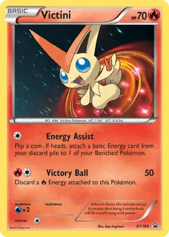Victini XY189 - XY Black Star Promos