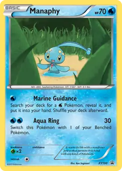 Manaphy XY190 - XY Black Star Promos