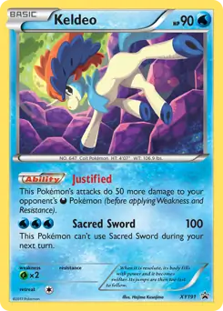 Keldeo XY191 - XY Black Star Promos
