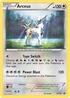 Arceus XY197 - XY Black Star Promos
