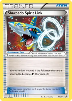Sharpedo Spirit Link XY201 - XY Black Star Promos