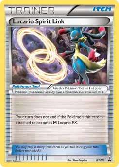 Lucario Spirit Link XY211 - XY Black Star Promos
