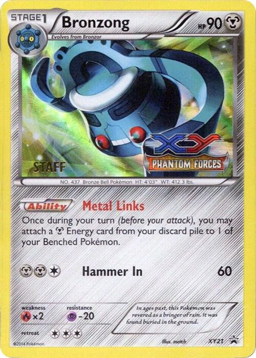 Bronzong Prerelease Staff XY21 - XY Black Star Promos