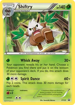 Shiftry XY23 - XY Black Star Promos