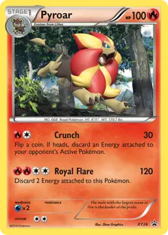 Pyroar XY26 - XY Black Star Promos