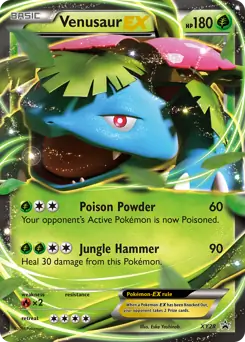 Venusaur EX XY28 - XY Black Star Promos