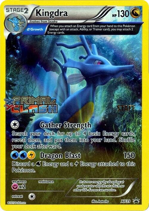 Kingdra Prerelease Staff XY39 - XY Black Star Promos