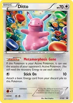 Ditto XY40 - XY Black Star Promos