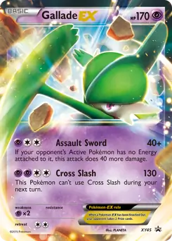 Gallade EX XY45 - XY Black Star Promos