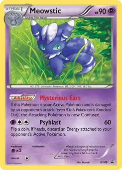 Meowstic XY48 - XY Black Star Promos