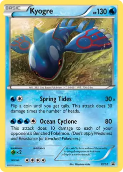 Kyogre XY51 - XY Black Star Promos