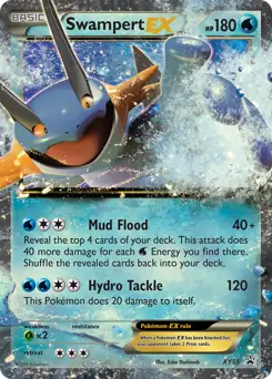 Swampert EX XY55 - XY Black Star Promos