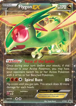 Flygon EX XY61 - XY Black Star Promos